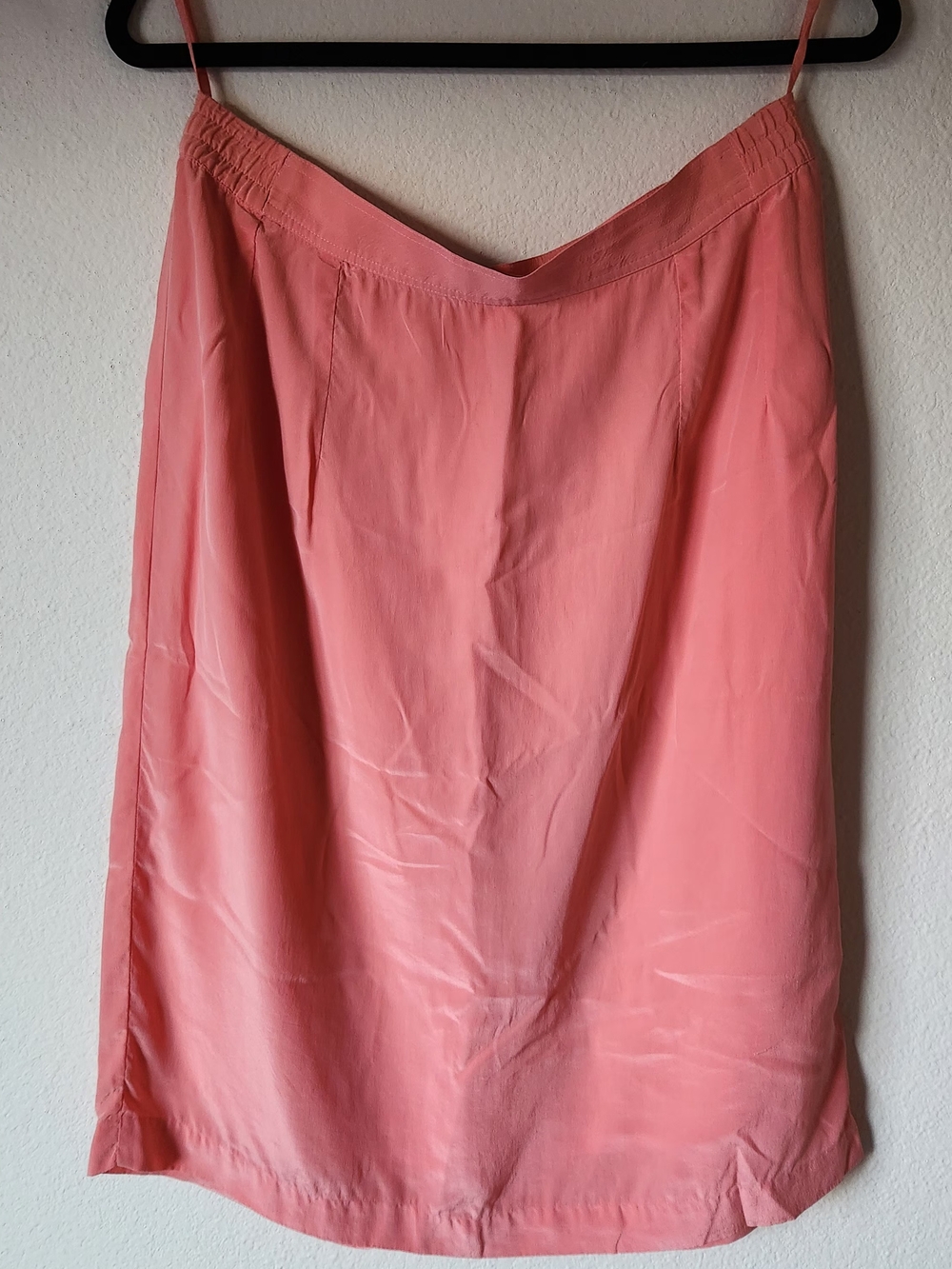 Vintage Pink Silk Skirt